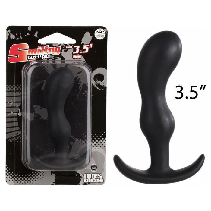 Other Brands 100 Silicone Smiling Butt Plug PSpot Anal