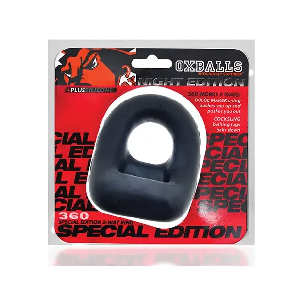 OxBalls 360 DualUse Cockring PlusSilicone Special Edition Night OXBALLS Female Sex Toys OxBalls 360 DualUse Cockring PlusSilicone Special Edition Night OXBALLS Female Sex Toys