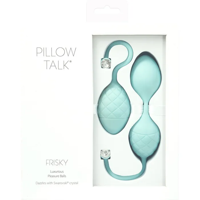 Pillow Talk Pillow Talk Frisky Kegel Balls Teal Female Sex Toys
