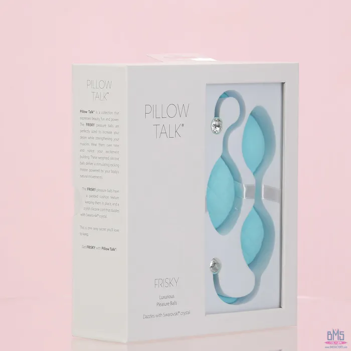 Pillow Talk Pillow Talk Frisky Kegel Balls Teal Female Sex Toys