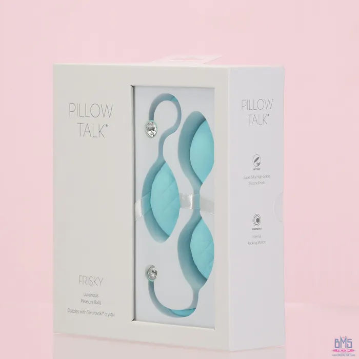 Pillow Talk Pillow Talk Frisky Kegel Balls Teal Female Sex Toys
