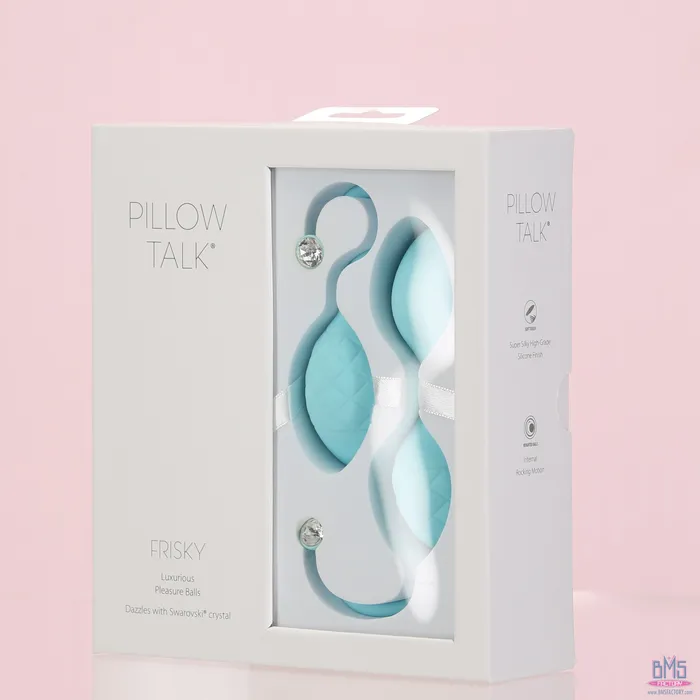 Pillow Talk Pillow Talk Frisky Kegel Balls Teal Female Sex Toys