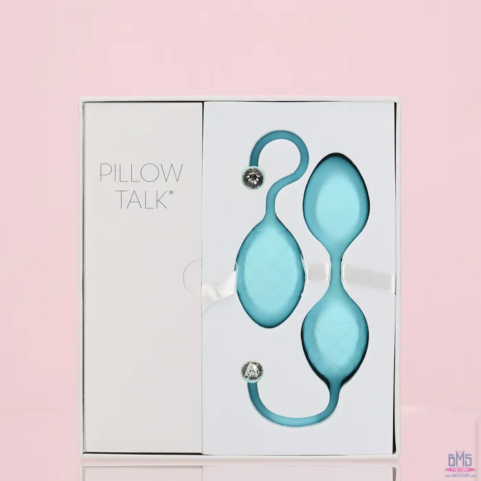 Pillow Talk Pillow Talk Frisky Kegel Balls Teal Female Sex Toys