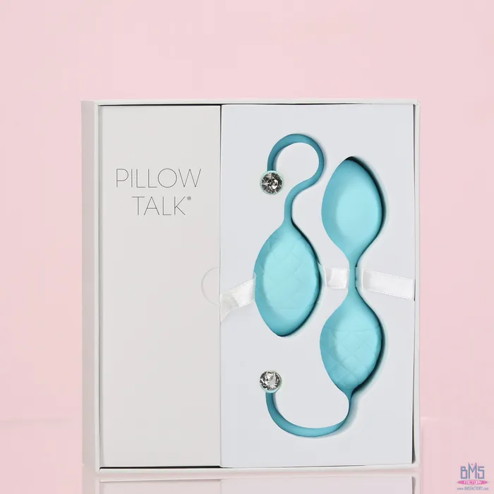 Pillow Talk Pillow Talk Frisky Kegel Balls Teal Female Sex Toys