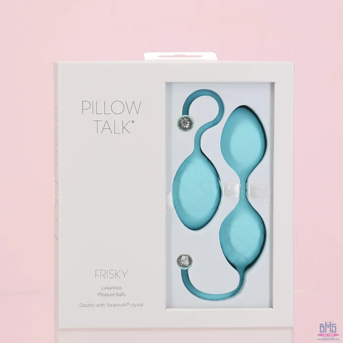 Pillow Talk Pillow Talk Frisky Kegel Balls Teal Female Sex Toys