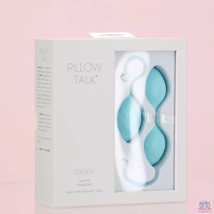 Pillow Talk Pillow Talk Frisky Kegel Balls Teal Female Sex Toys