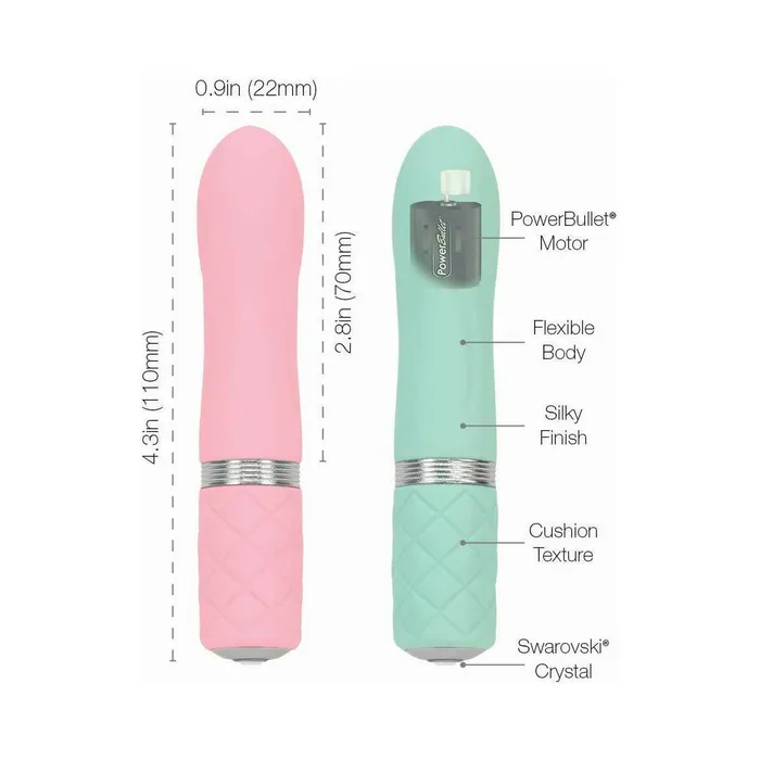 Pillow Talk Vibrators Pillow Talk Flirty Mini Massager Teal