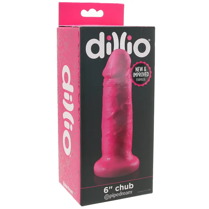 Pipedream Dildos Dillio 6 Inch Chub Dildo in Hot Pink