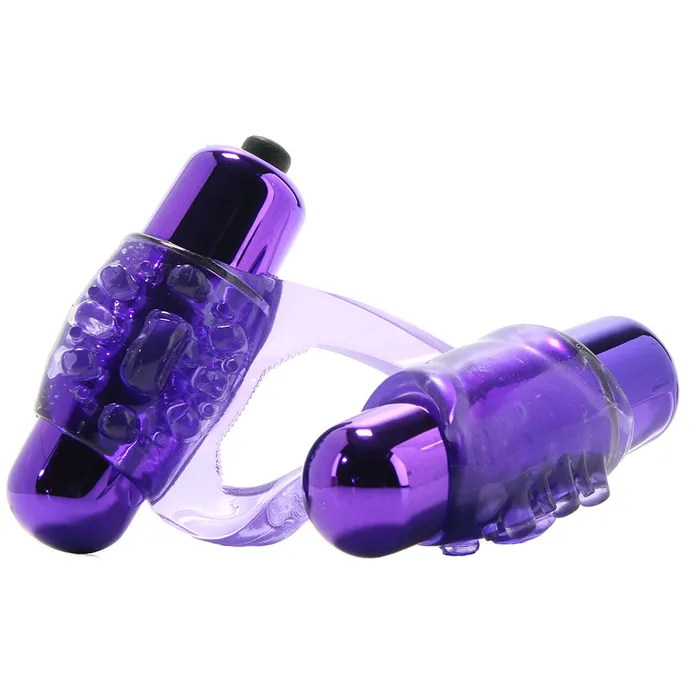 Pipedream DuoVibrating Super Ring in Purple Female Sex Toys Pipedream DuoVibrating Super Ring in Purple Female Sex Toys