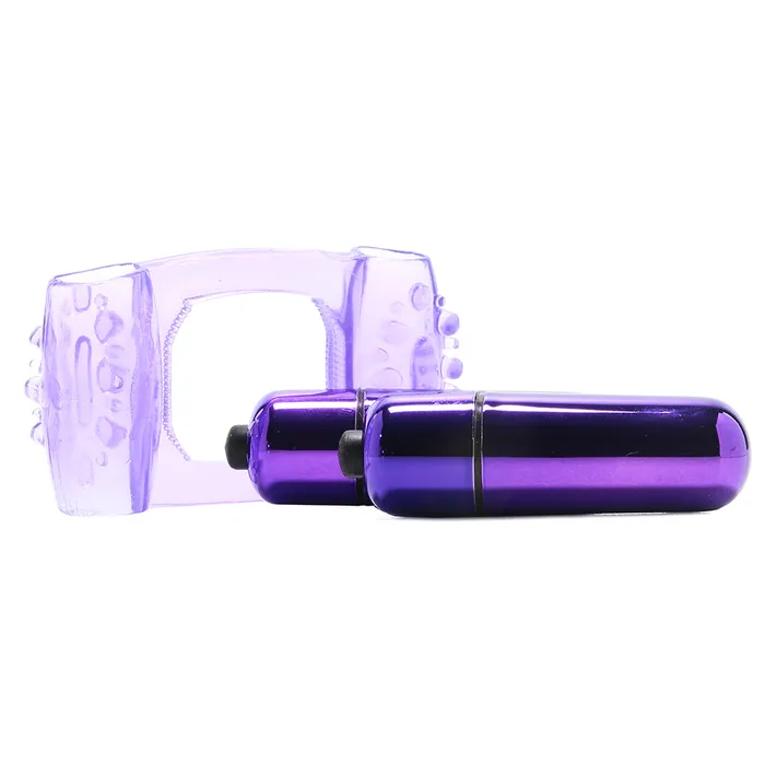 Pipedream DuoVibrating Super Ring in Purple Female Sex Toys Pipedream DuoVibrating Super Ring in Purple Female Sex Toys