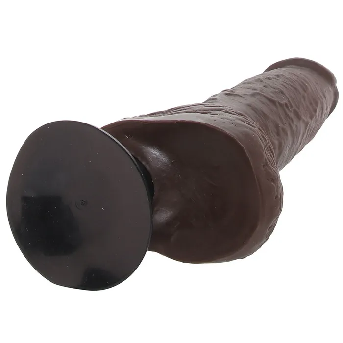 Pipedream King Cock 10 Inch Vibrating Dildo with Balls in Brown Dildos