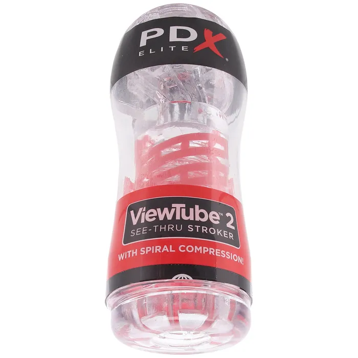 Pipedream PDX Elite ViewTube 2 SeeThru Stroker Male Sex Toys