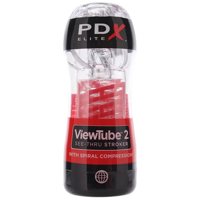 Pipedream PDX Elite ViewTube 2 SeeThru Stroker Male Sex Toys