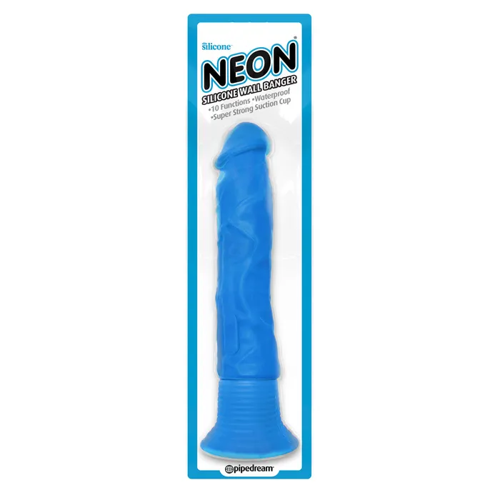 Pipedream Products Vibrators Pipedream Neon Silicone Wall Banger Vibrating Dildo Blue Pipedream Products Vibrators Pipedream Neon Silicone Wall Banger Vibrating Dildo Blue