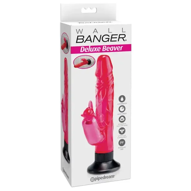 Pipedream Products Vibrators Wall Bangers Deluxe Beaver Vibe Waterproof Pink Pipedream Products Vibrators Wall Bangers Deluxe Beaver Vibe Waterproof Pink
