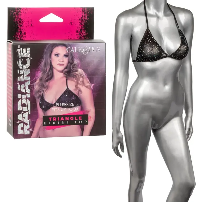 Plus Size California Exotic Novelties Radiance Plus Size Triangle Bikini Top