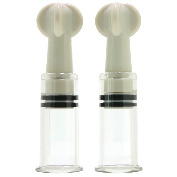 Pumped Small Nipple Suction Set in Clear Shots Toys Anal