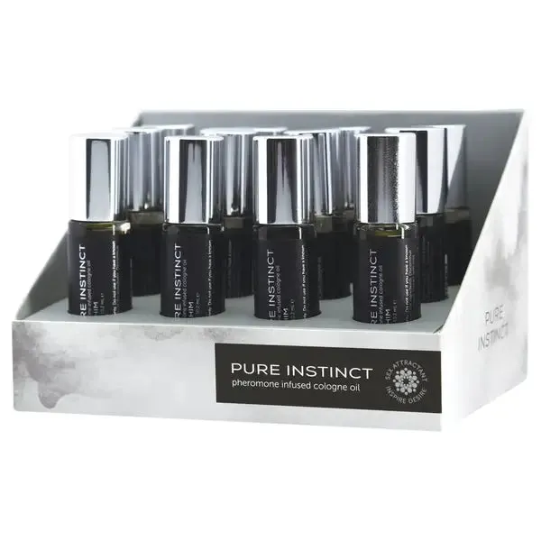 Pure Instinct Pheromone Oil Cologne For Him Rollon 12 Pc Display Classic Brands Female Sex Toys Pure Instinct Pheromone Oil Cologne For Him Rollon 12 Pc Display Classic Brands Female Sex Toys