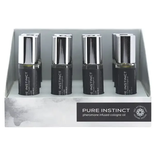 Pure Instinct Pheromone Oil Cologne For Him Rollon 12 Pc Display Classic Brands Female Sex Toys Pure Instinct Pheromone Oil Cologne For Him Rollon 12 Pc Display Classic Brands Female Sex Toys