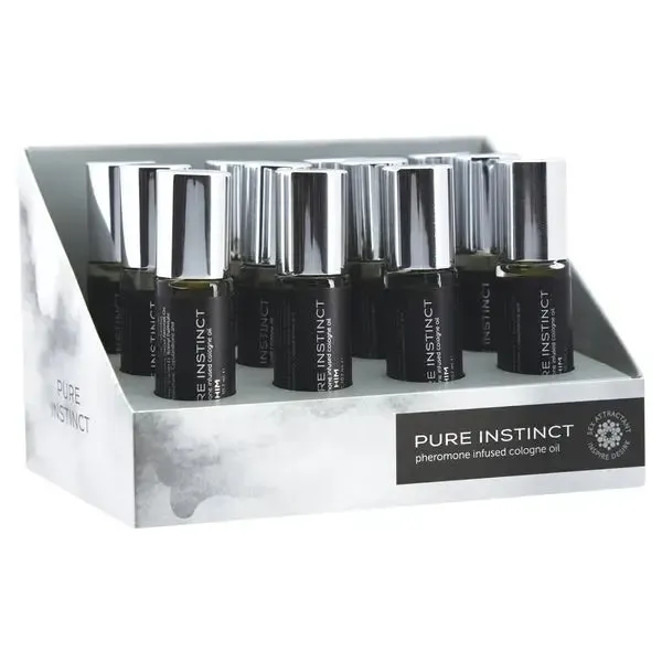 Pure Instinct Pheromone Oil Cologne For Him Rollon 12 Pc Display Classic Brands Female Sex Toys Pure Instinct Pheromone Oil Cologne For Him Rollon 12 Pc Display Classic Brands Female Sex Toys