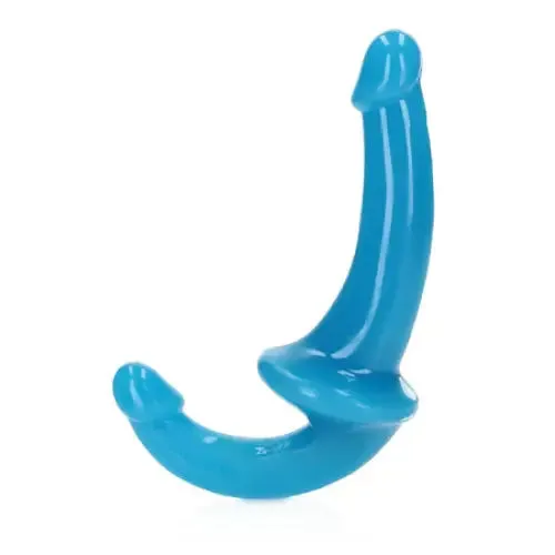 RealRock Glow in the Dark 6 in Strapless StrapOn Dildo Neon Blue SHOTS AMERICA Female Sex Toys RealRock Glow in the Dark 6 in Strapless StrapOn Dildo Neon Blue SHOTS AMERICA Female Sex Toys