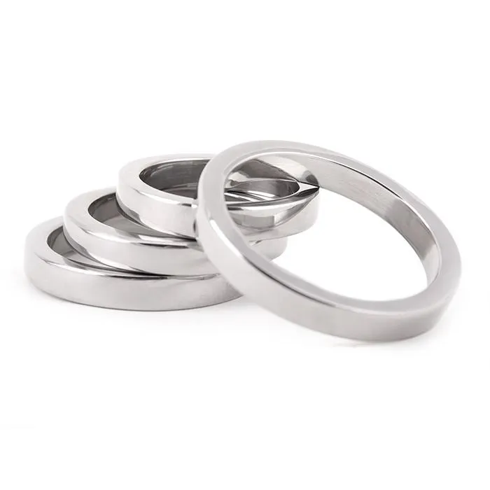 REGULATION Stainless Steel Cockring Dildos