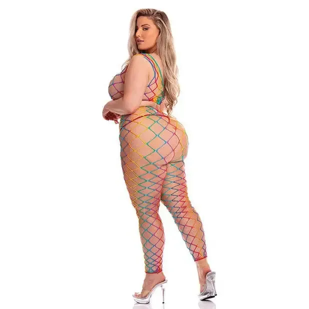 Rene Rofe Vibrators Pink Lipstick Roy G Biv Two Piece Rainbow Bodystocking by Rene Rofe Rene Rofe Vibrators Pink Lipstick Roy G Biv Two Piece Rainbow Bodystocking by Rene Rofe