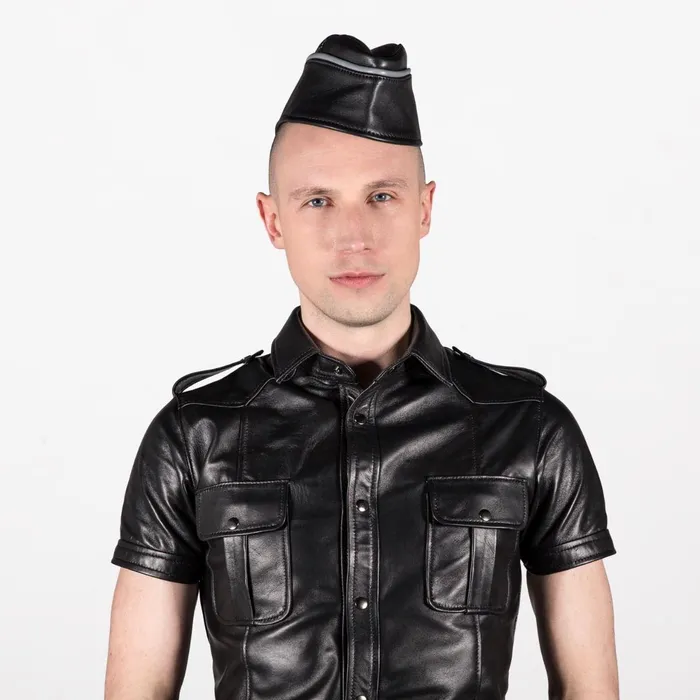 Restraints Leather Uniform Forage Cap Rufstok