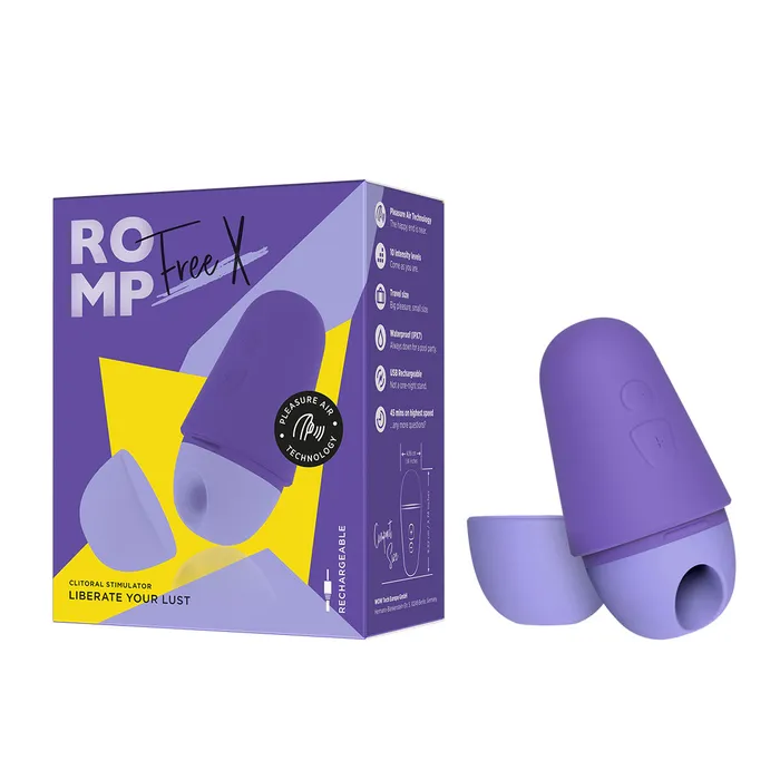 ROMP Free X Clitoral Stimulator Purple ROMP Vibrators