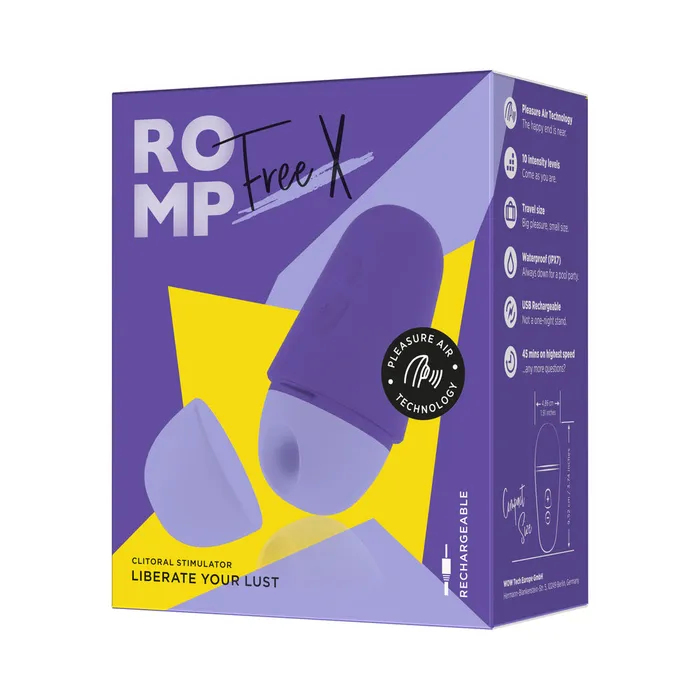 ROMP Free X Pleasure Air Clitoral Suction Toy ROMP Female Sex Toys