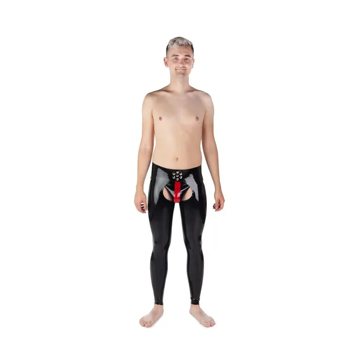 Rubber Skin Chaps Black REGULATION Dildos