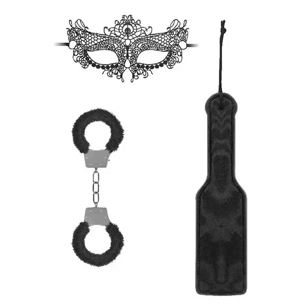 Shots Ouch Black White Introductory Bondage Kit 3 Black Shots America Anal Shots Ouch Black White Introductory Bondage Kit 3 Black Shots America Anal