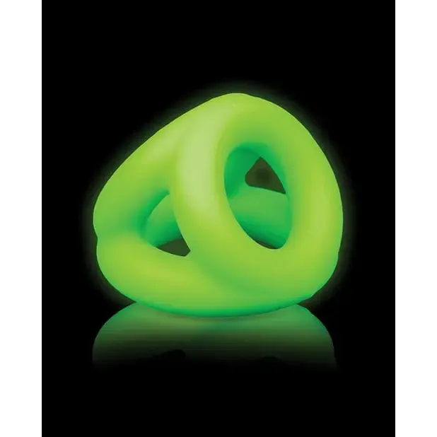 Shots Ouch Cock Ring Ball Strap Glow In The Dark Shots America Male Sex Toys