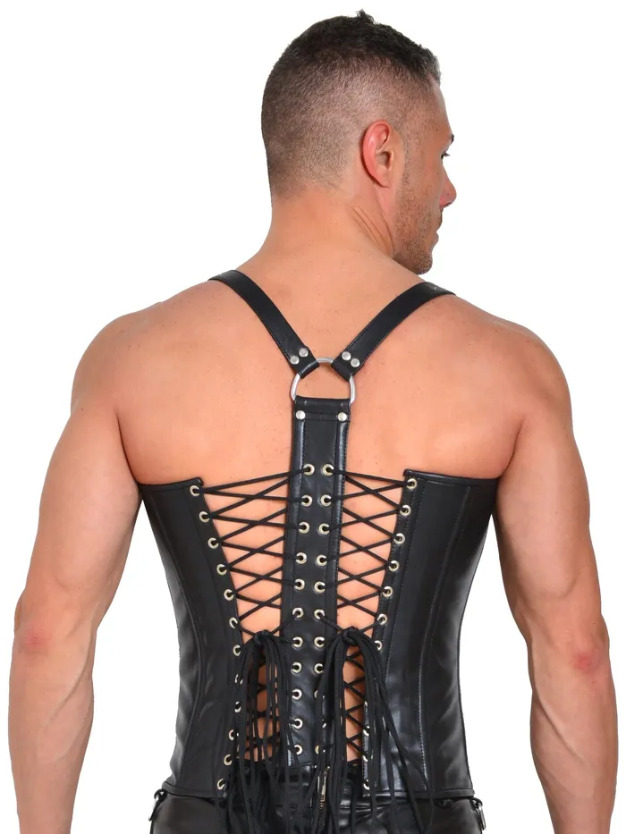 Slayer Mens Corset Vest HonourSkintwocom Female Sex Toys