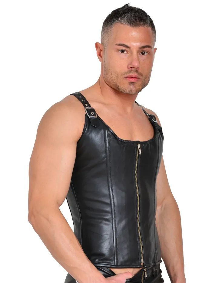 Slayer Mens Corset Vest HonourSkintwocom Female Sex Toys