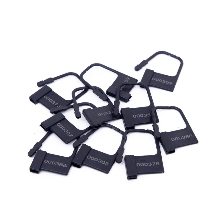 SM Domain Anal Spare Disposable Chastity Plastic Lock Set 10 Pack Black