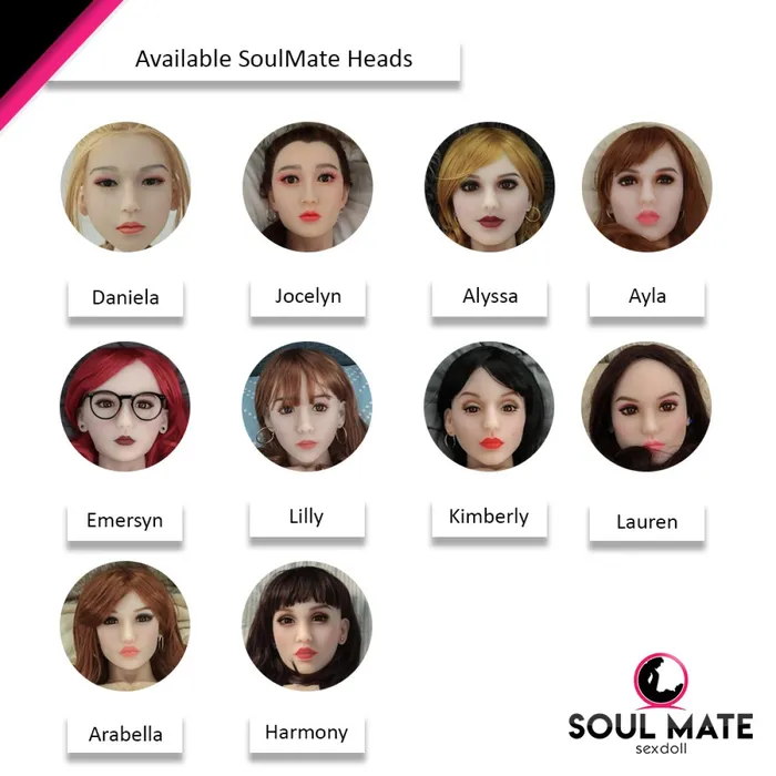 Soulmate Dolls Alyssa Head With Sex Doll Torso White SoulMate Dolls Male Sex Toys