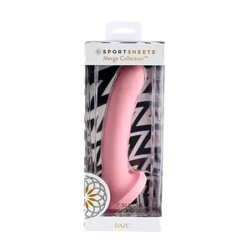 Sportsheets Female Sex Toys Sportsheets Merge Collection Daze Rechargeable 7 in Silicone Vibrating Dildo Pink Sportsheets Female Sex Toys Sportsheets Merge Collection Daze Rechargeable 7 in Silicone Vibrating Dildo Pink