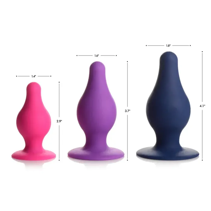 Squeezable Tapered Anal Plug SqueezeIt Male Sex Toys