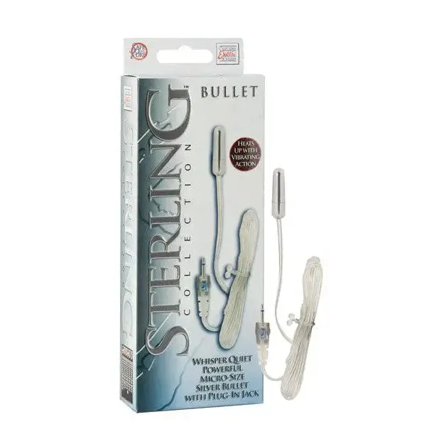 Sterling Bullet Micro Size Silver Bullet CalExotics Female Sex Toys