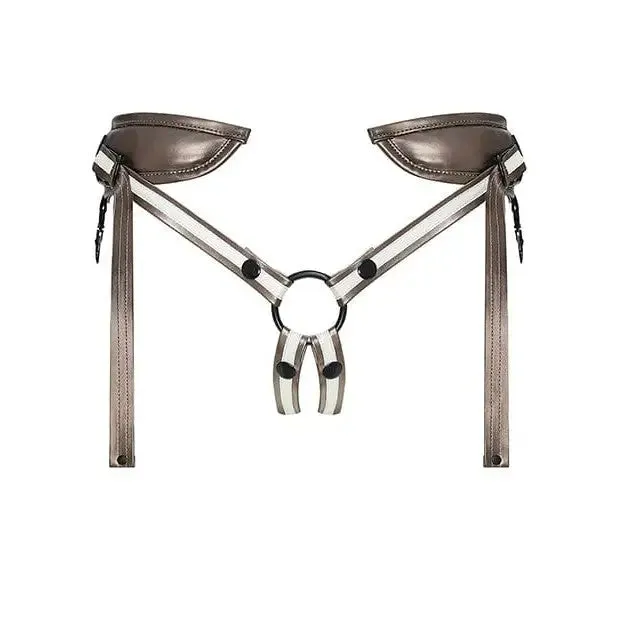 straponme Leatherette Desirous Harness StrapOnMe Female Sex Toys