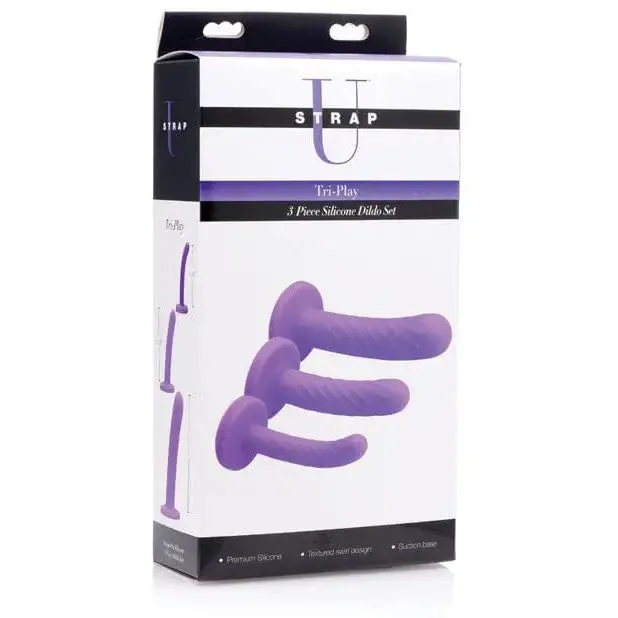 Strap U Anal Strap U Triplay Silicone Dildo Set Of 3 Strap U Anal Strap U Triplay Silicone Dildo Set Of 3