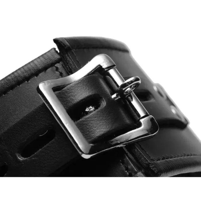 Strict Leather Padded Leather Locking Posture Collar Restraints Strict Leather Padded Leather Locking Posture Collar Restraints