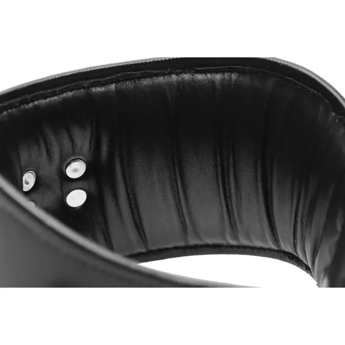 Strict Leather Padded Leather Locking Posture Collar Restraints Strict Leather Padded Leather Locking Posture Collar Restraints