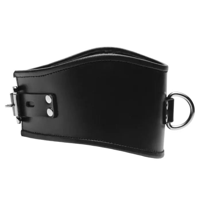 Strict Leather Padded Leather Locking Posture Collar Restraints Strict Leather Padded Leather Locking Posture Collar Restraints