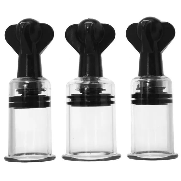 Super Suckers Nipple and Clitoral Pump Trio Pipedream Female Sex Toys