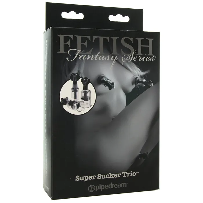 Super Suckers Nipple and Clitoral Pump Trio Pipedream Female Sex Toys