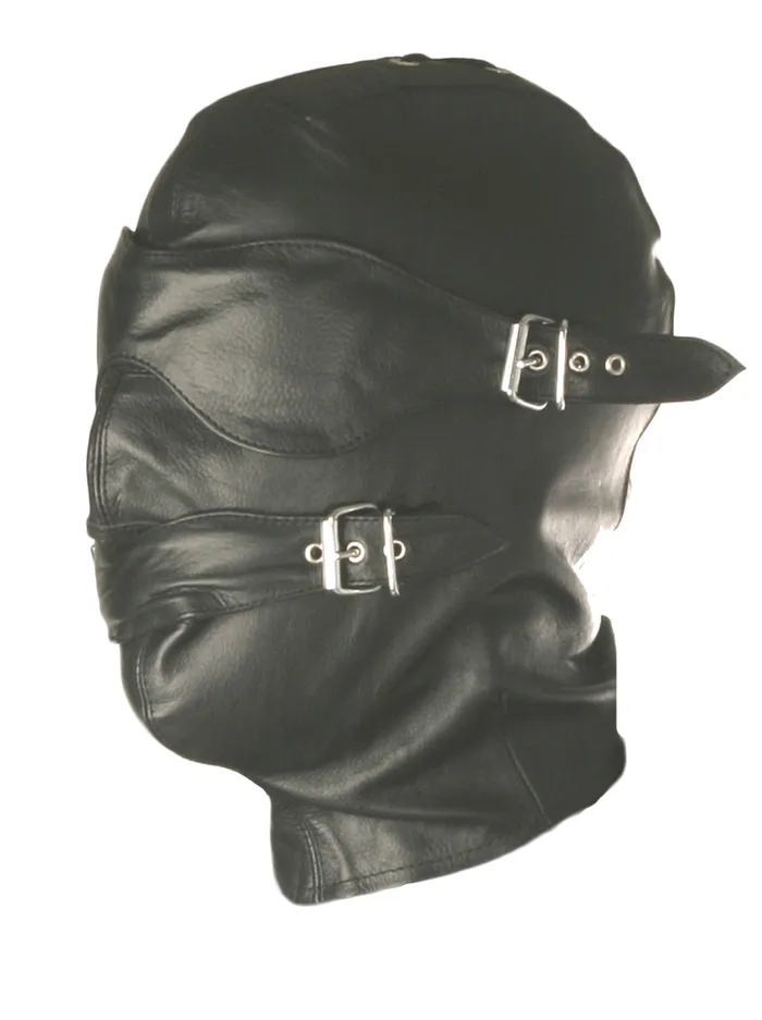 Teddies And Bodies HonourSkintwocom Leather LaceBack Hood with Detachable Blindfold Gag One Size Teddies And Bodies HonourSkintwocom Leather LaceBack Hood with Detachable Blindfold Gag One Size