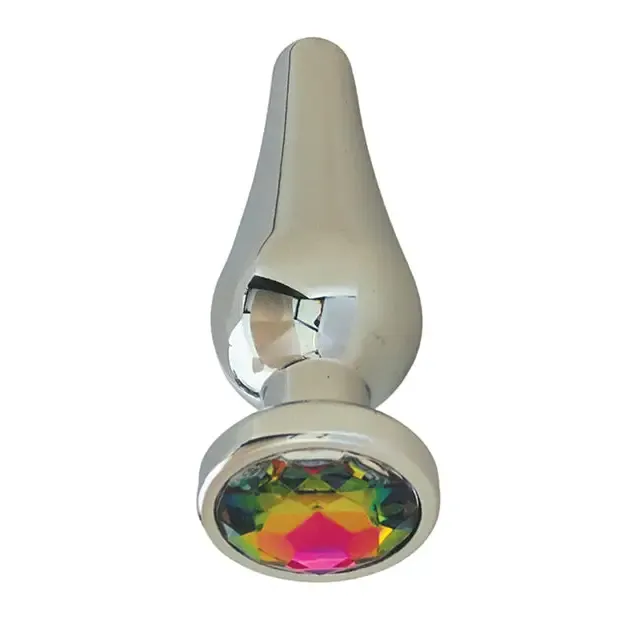 Thank Me Now INC Anal Gender Fluid Excite Flared Plug Silver Thank Me Now INC Anal Gender Fluid Excite Flared Plug Silver