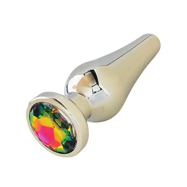 Thank Me Now INC Anal Gender Fluid Excite Flared Plug Silver Thank Me Now INC Anal Gender Fluid Excite Flared Plug Silver